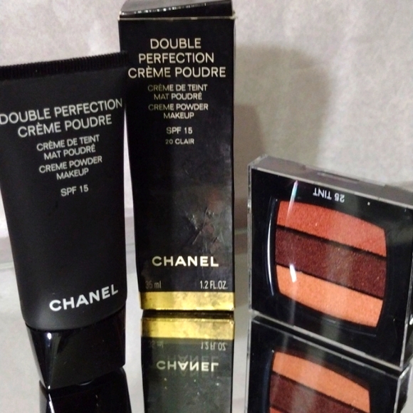 CHANEL Double Protection Creme Poudre, Metallica Eyes NWT